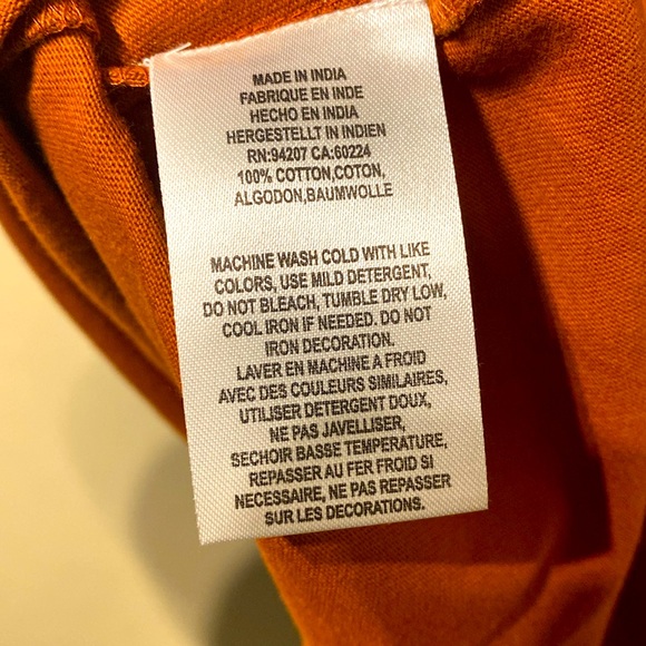 Unisex Cotton Brown Short Sleeve Crew Neck Caterpillar Shirt sz XL New NWT - Picture 12 of 12